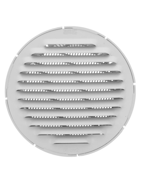 GRELHAS ALUMÍNIO VENTILADOR REDONDO 10CM BRANCO AMIG REF.24727