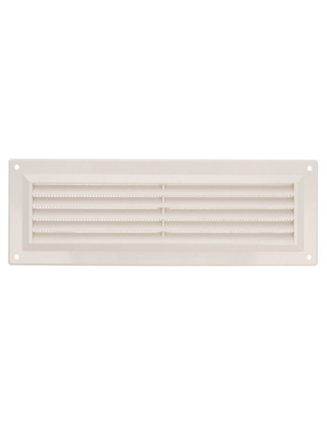 GRELHAS PLASTICA VENTILADOR 260X90MM ABS BRANCO AMIG REF.23036