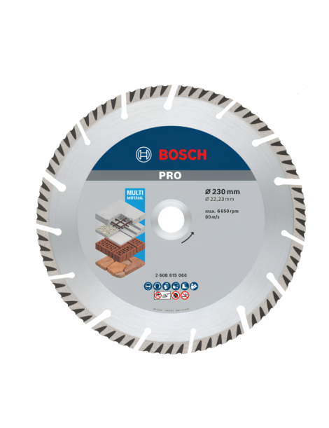 DISCOS DIAMANTE 230MM BOSCH UNIVERSAL