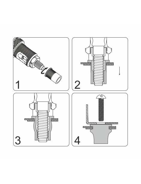 ALICATES REBITAR PORCAS 8PCS MADER 