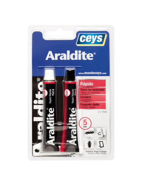 COLA ARALDITE 5 MINUTOS 2X15ML