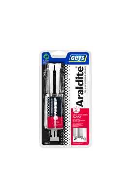 COLAS ARALDITE 5 MINUTOS SERINGA 24ML